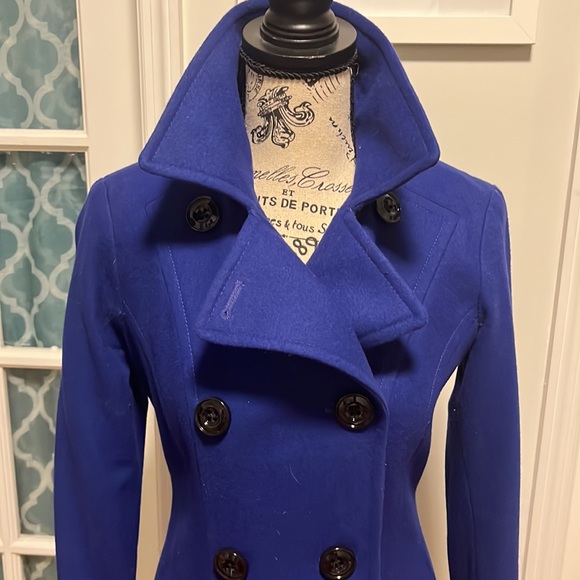 Women’s Anne Klein Double Breast Coat Sz XS - Picture 6 of 9